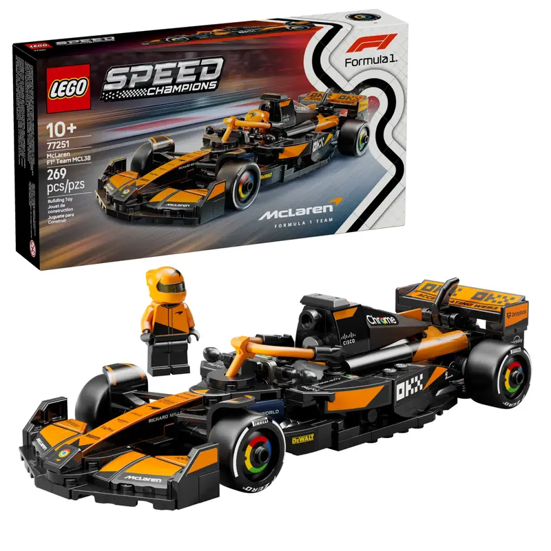 LEGO Speed Champions 77251 Mclaren F1 Team MCL38 Race Car