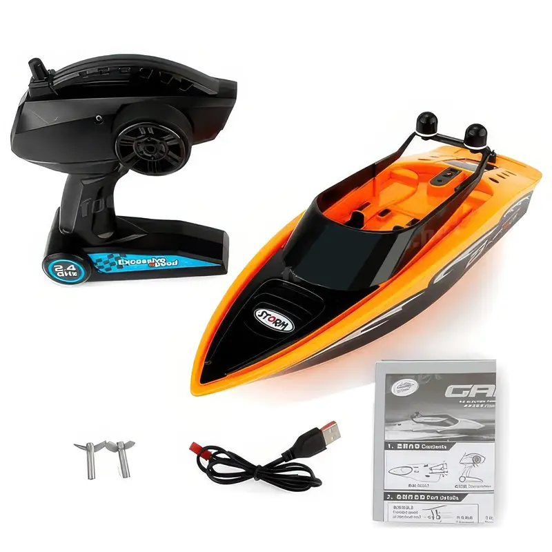 Excessive Speed\' RC Remote Controlled Toy Racing Boat - Assorted