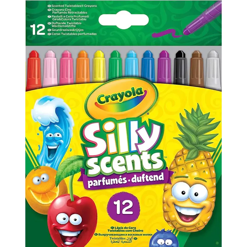 Crayola Silly Scents 12 Scented Mini Twistable Crayons