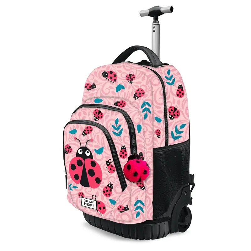 Oh My Pop! Rose GTS FAN Rolling Backpack Ladybug