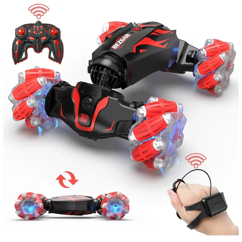 Rolling Drifting RC Stunt Climbing Car with Lights - Assortment