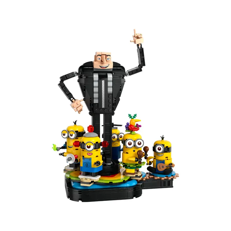 LEGO Despicable Me 75582 Brick-built Gru and Minions