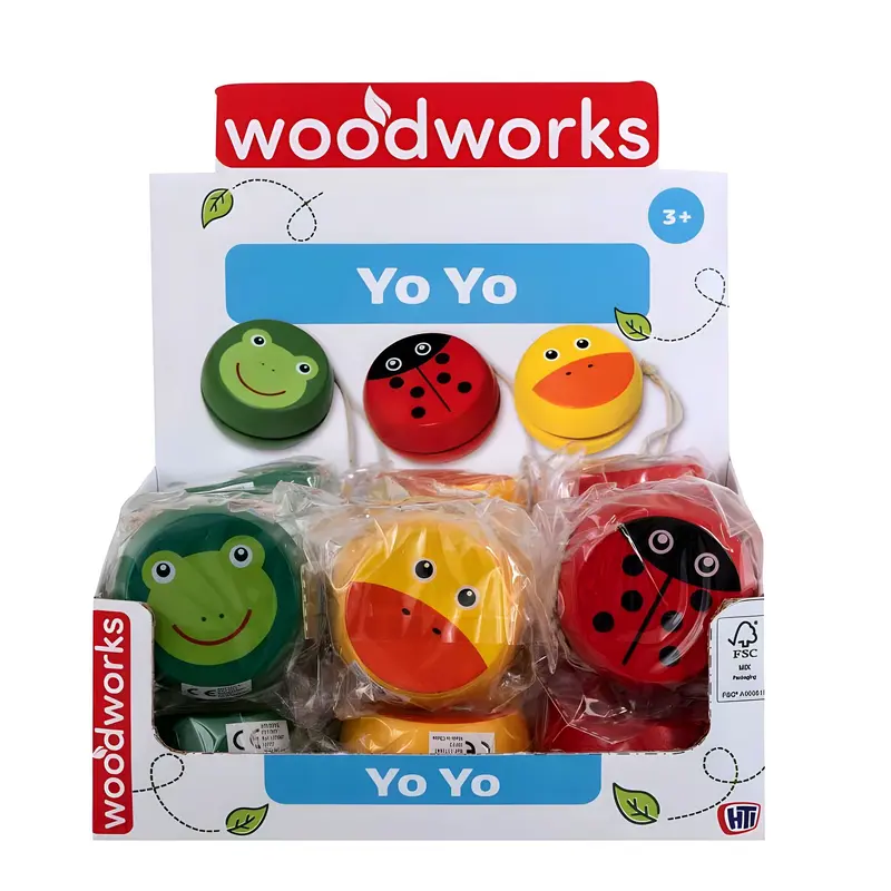 Yoyo Pals Wooden Yo-yo - Assorted