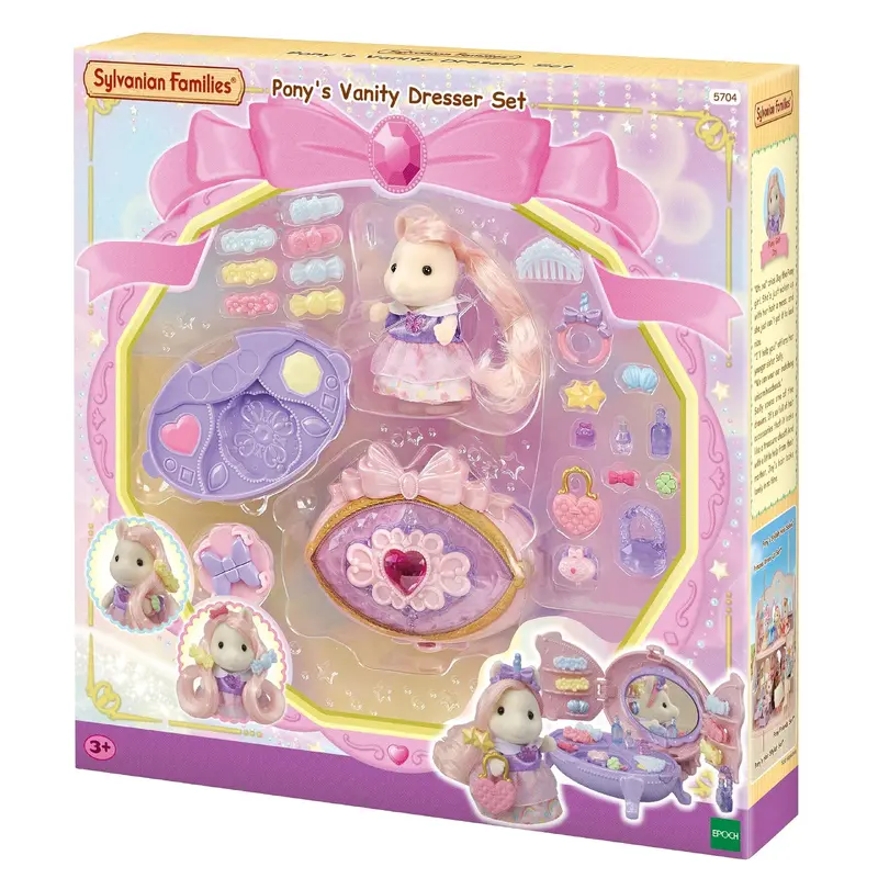 Sylvanian Families Pony\'s Vanity Dresser Set