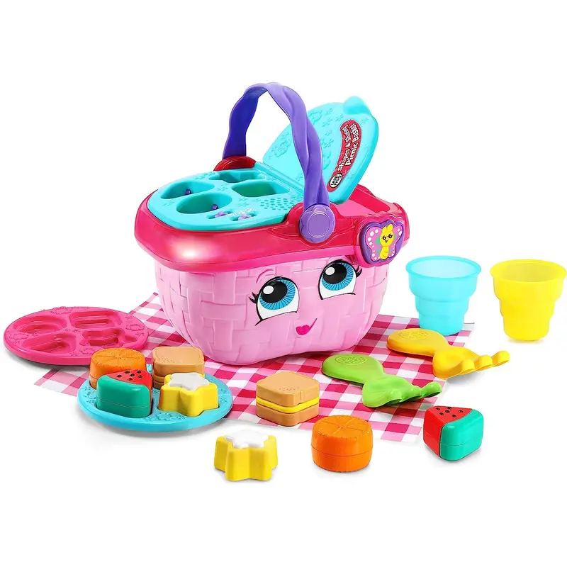 LeapFrog Shapes & Sharing Picnic Basket - Pink