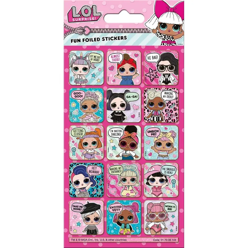 LOL Surprise! Fun Foiled Stickers