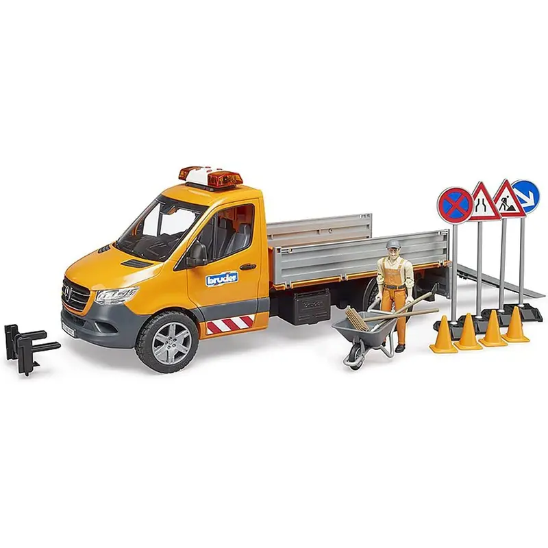 Bruder MB Sprinter Municipal with Driver, Light & Sounds