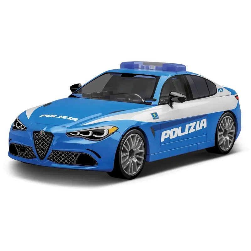 COBI Alfa Romeo Giulia Quadrifoglio Polizia Model Kit