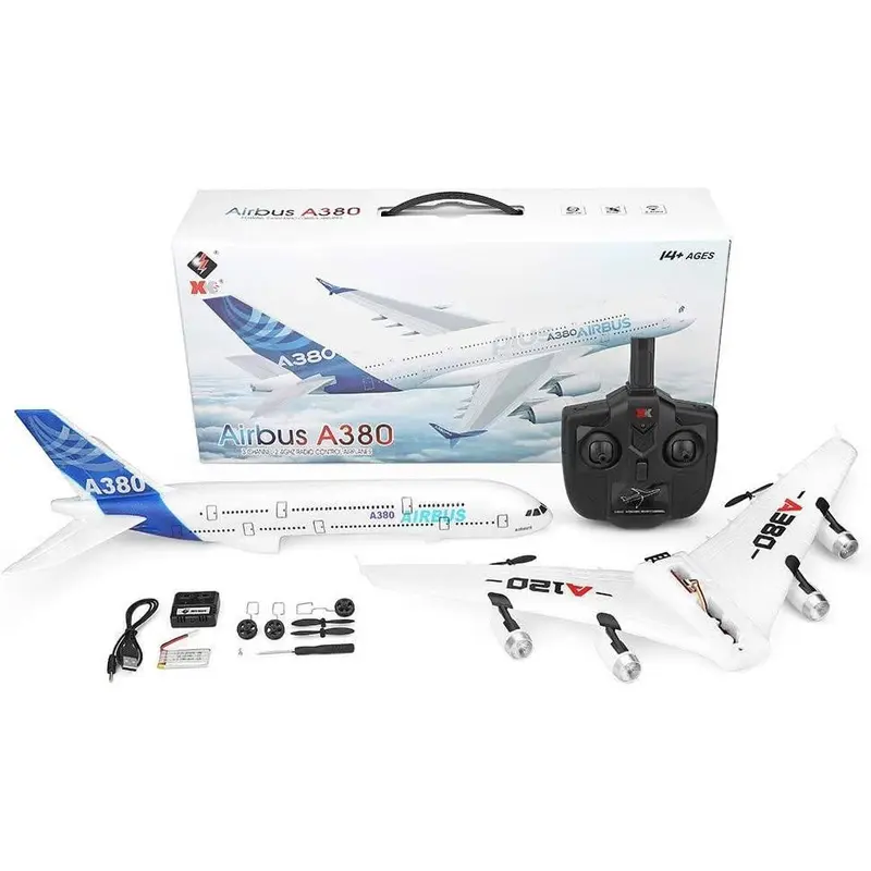 Aircar A380 Three-channels Simulation RC Aeroplane Glider