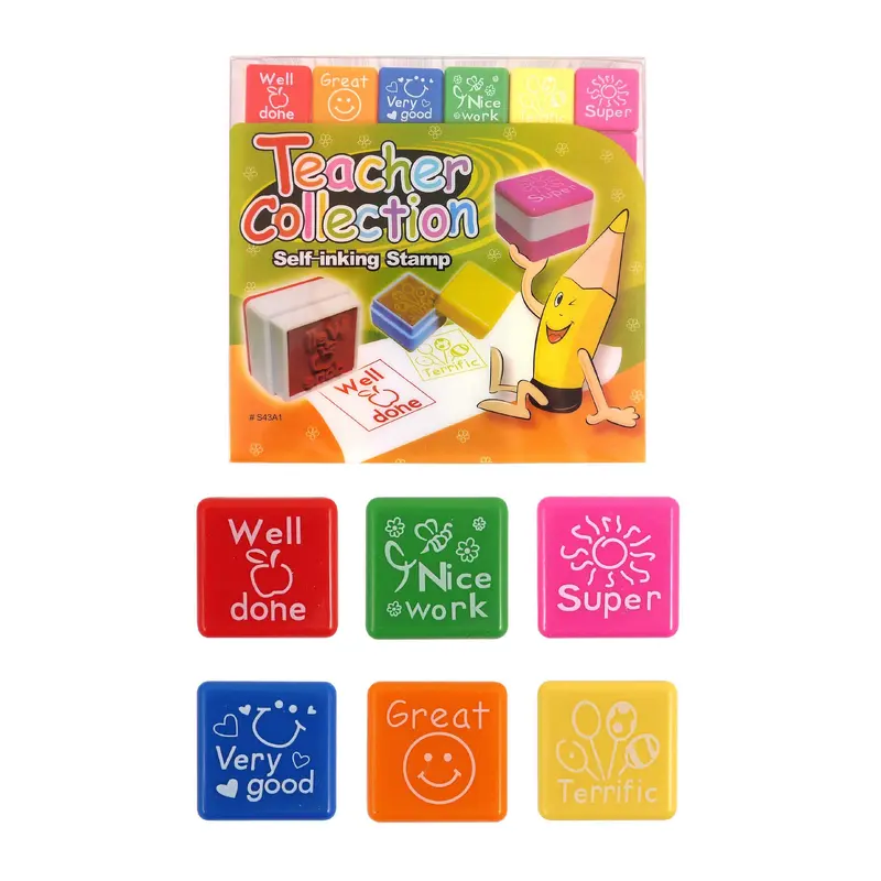 Self-inking Teachers Stamps - Assortment