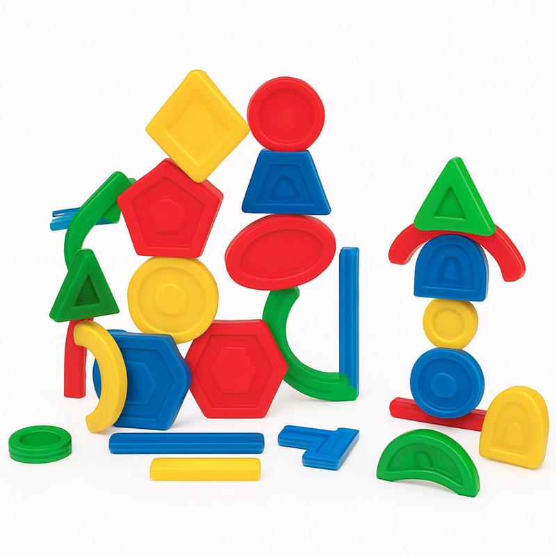 Building Shapes 300-Piece Set STEM Construction Toy for Preschool and Early Education