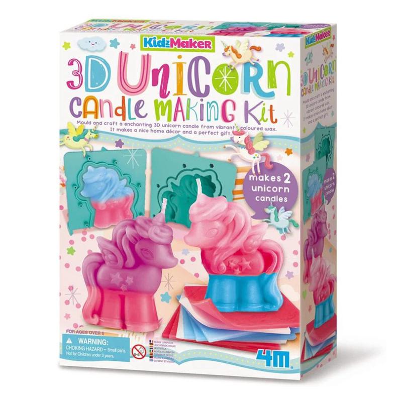 4M - KidzMaker 3D Unicorn Candle Making Kit