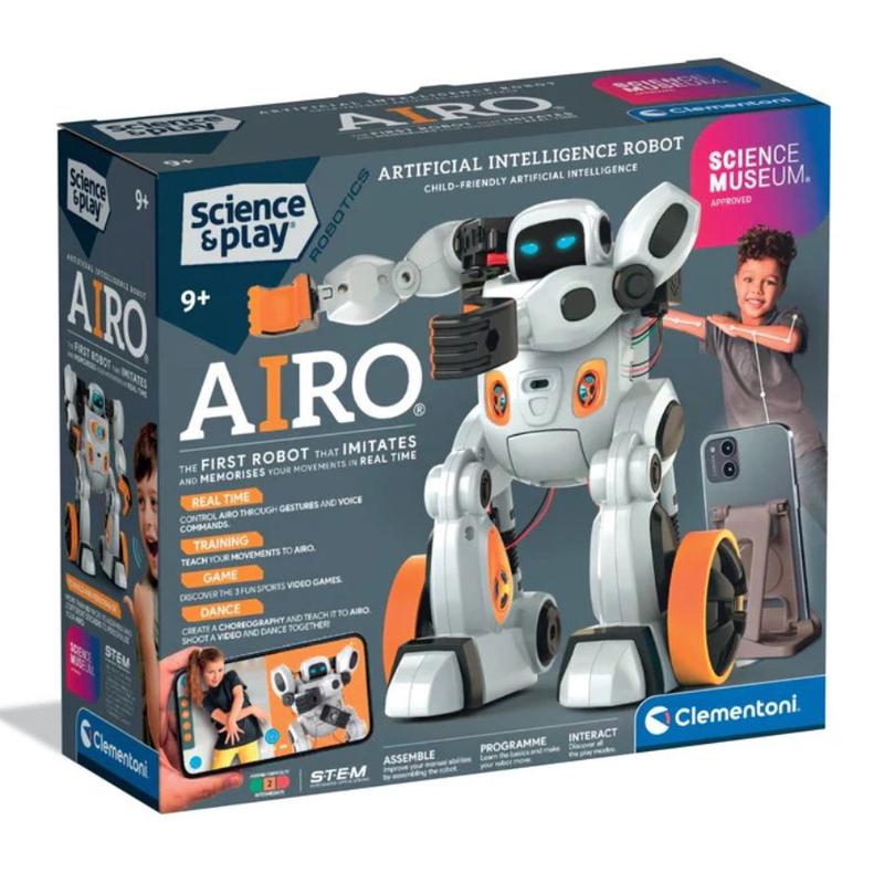 Clementoni - Science & Play Robotics: AIRO Artificial Intelligence Robot