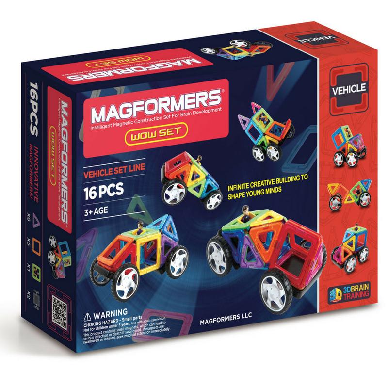 Magformers - Vehicles WOW Set 16 Pieces