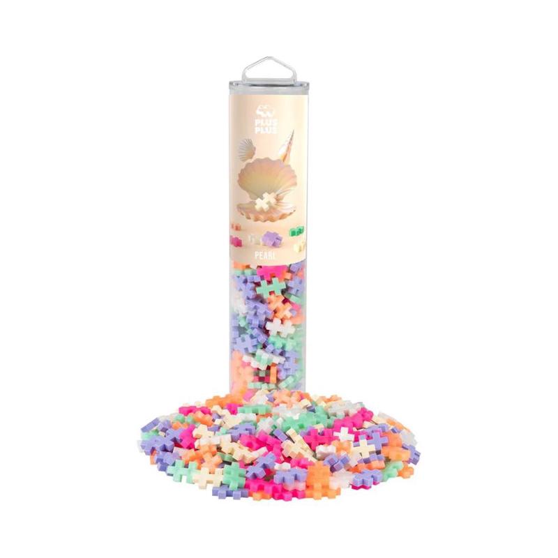 Plus-Plus - Pearl Mix Building Blocks - 240 Pieces Tube