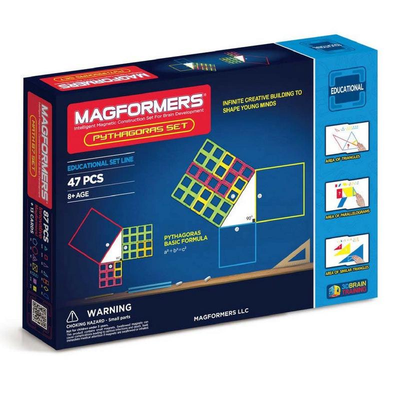 Magformers - Educational Pythagoras Set of 47 Pieces