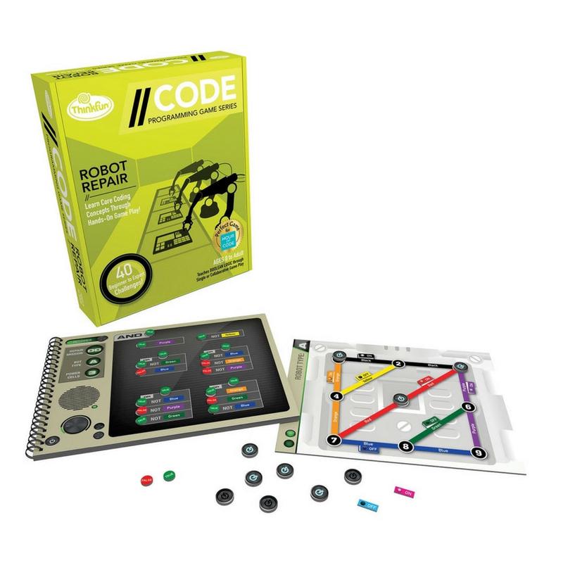 ThinkFun - Code: Robot Repair Coding Board Game