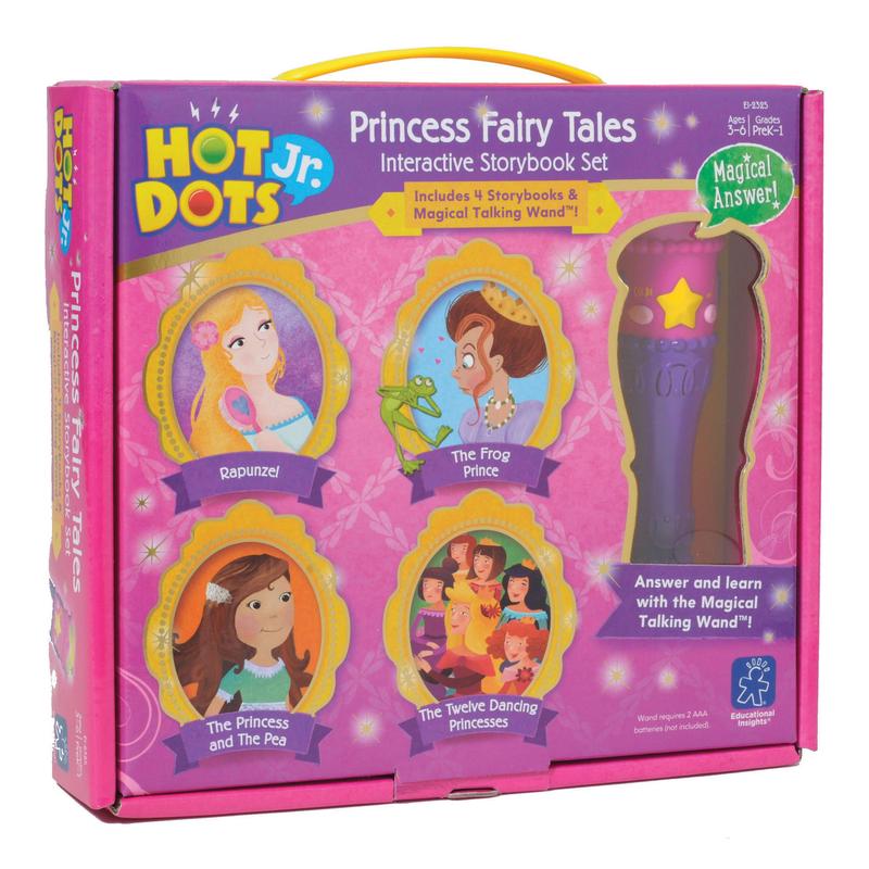 Educational Insights - Hot Dots Jr. Princess Fairy Tales Interactive Book Set