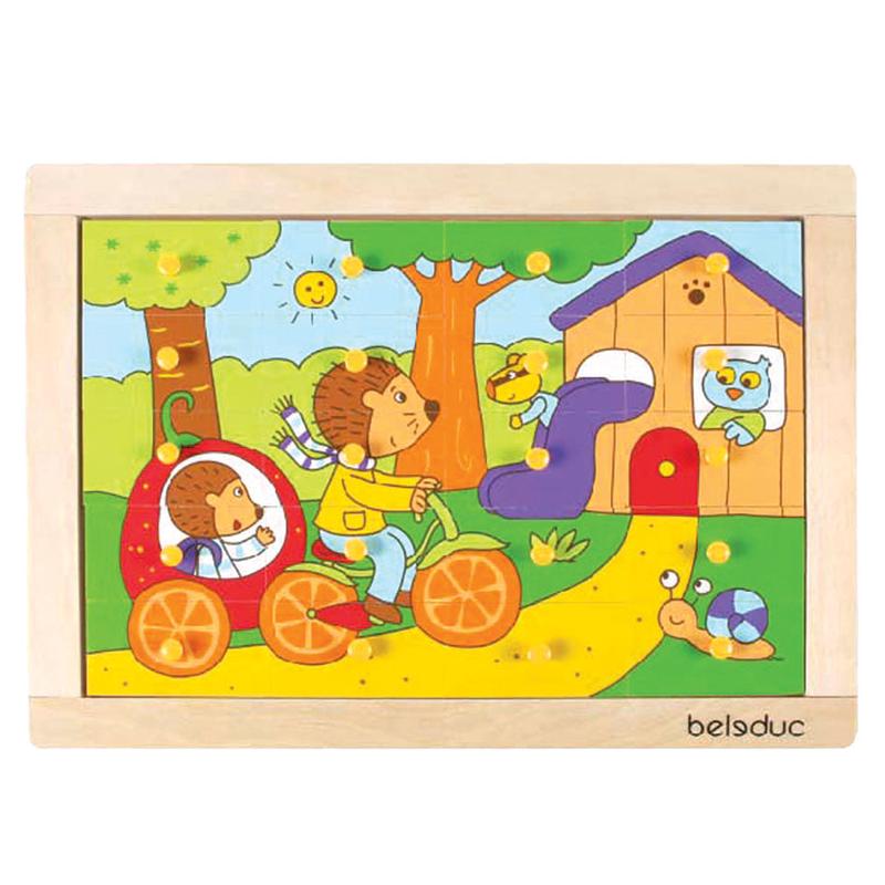 Beleduc - Hedgehog Wooden Puzzle