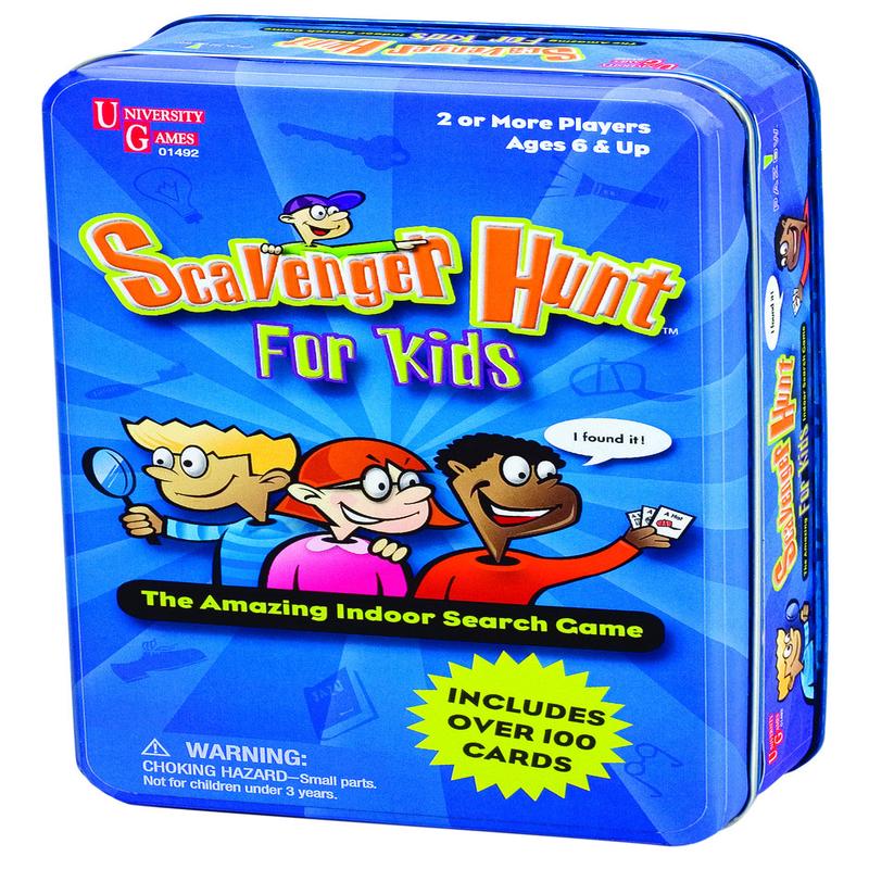 University Games - Scavenger Hunt for Kids Tin