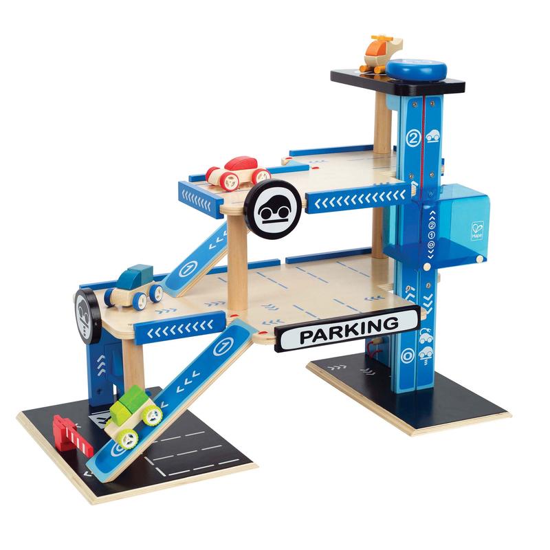 Hape - Car Park Garage (5 Pieces)