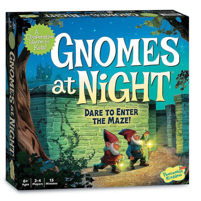 Peaceable Kingdom - Gnomes at Knight Cooperative Board Game for Kids
