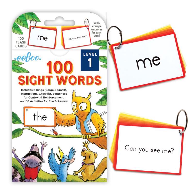 eeBoo - Flash Cards: 100 Sight Words Level 1