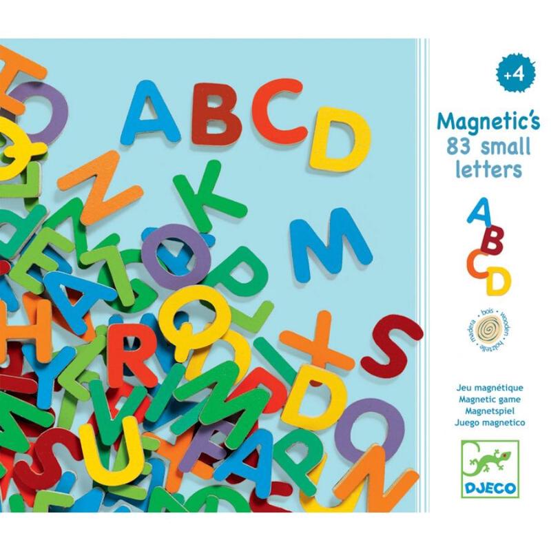Djeco - Wooden Magnetic Upper Case Letters