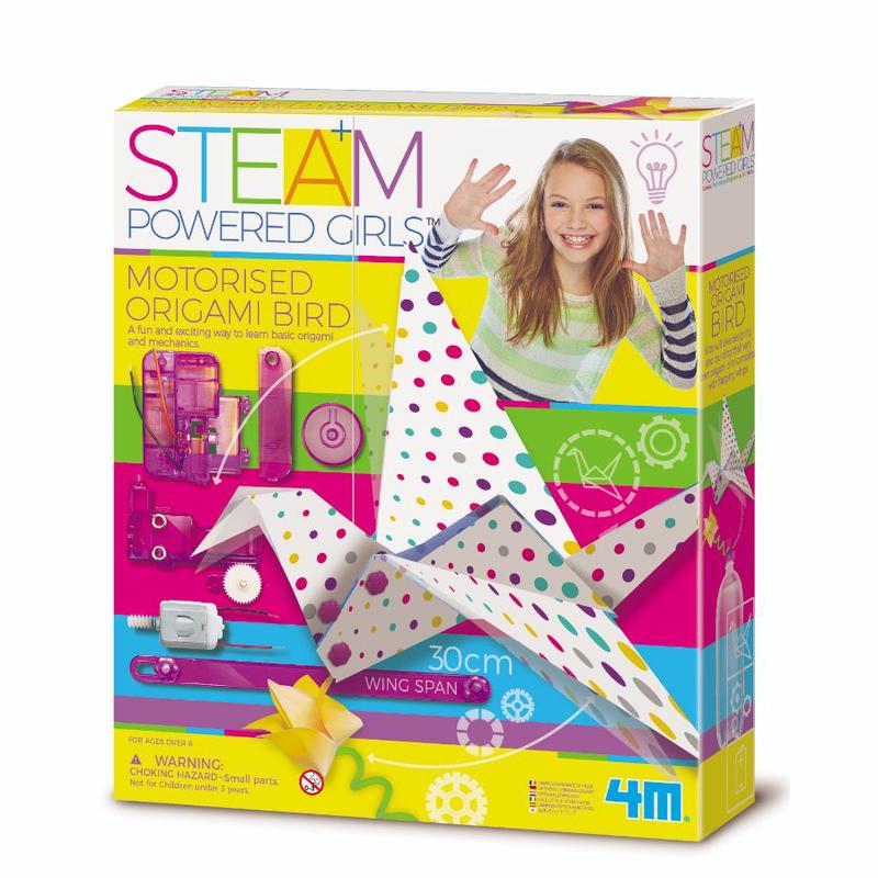4M - STEAM Powered Girls: Motorised Origami Bird