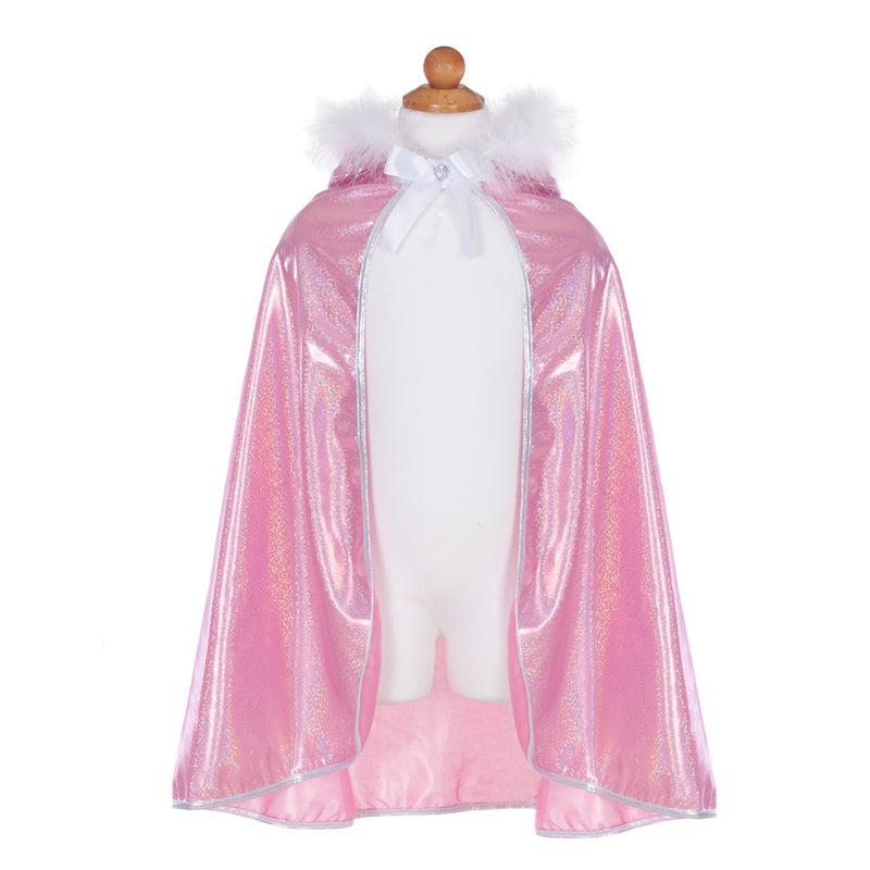 Great Pretenders - Pink Glitter Princess Cape - Size 4-6