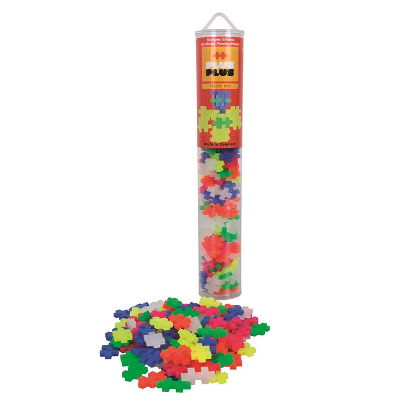 Plus Plus Puzzles - Neon - Mix Tube - 100 Pcs