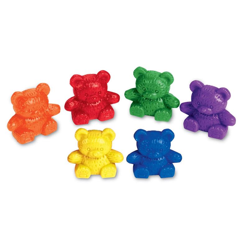 Learning Resources Baby Bear Counters - Vibrant Multi-Color - Set of 102