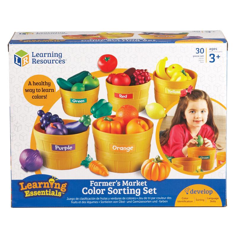 Learning Resources Farmer\'s Market Color Sorting Set - Educational Toy for Toddlers