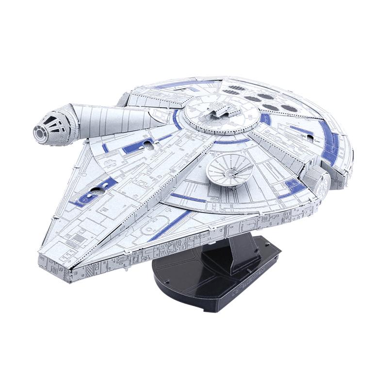 Fascinations Metal Earth ICONX - Star Wars Lando\'s Millennium Falcon 3D Metal Model Kit