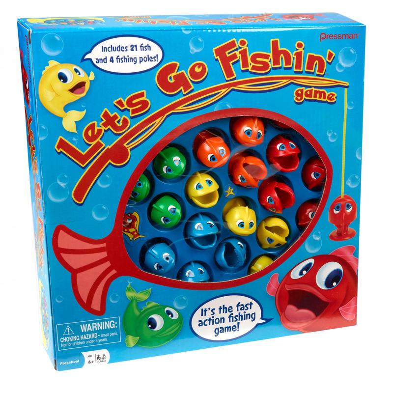 Pressman Let\'s Go Fishin\' Deluxe Edition Board Game