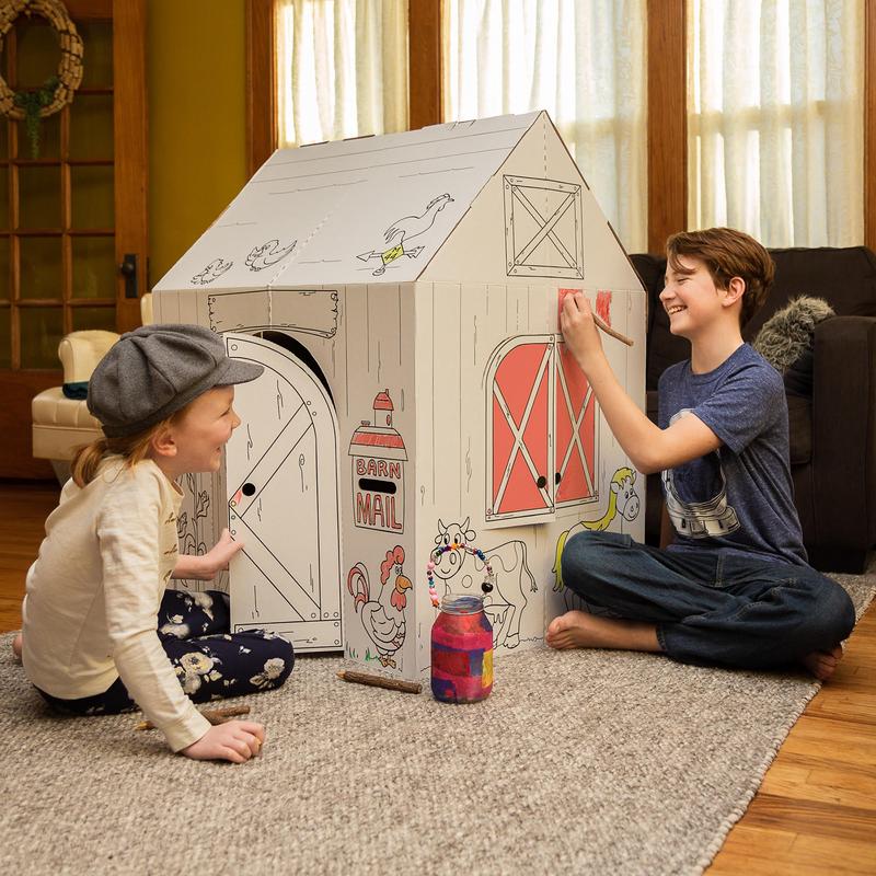 Easy Playhouse Barn Creative Indoor and Outdoor Fun