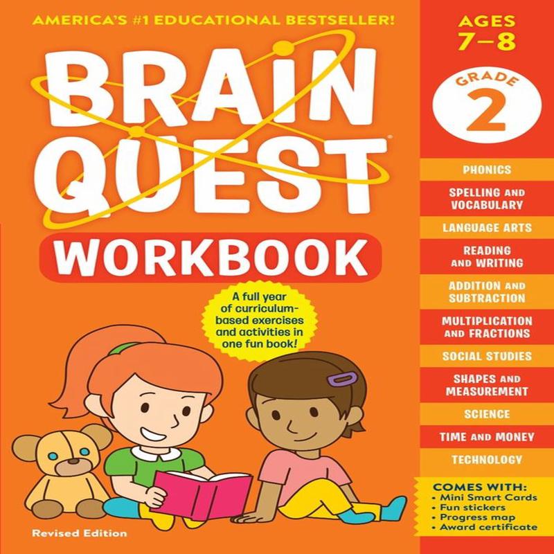 Brain Quest 2nd Grade Workbook - Revised Edition with Interactive Tech