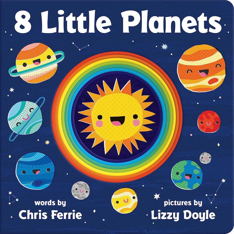 8 Little Planets Children\'s Board Book