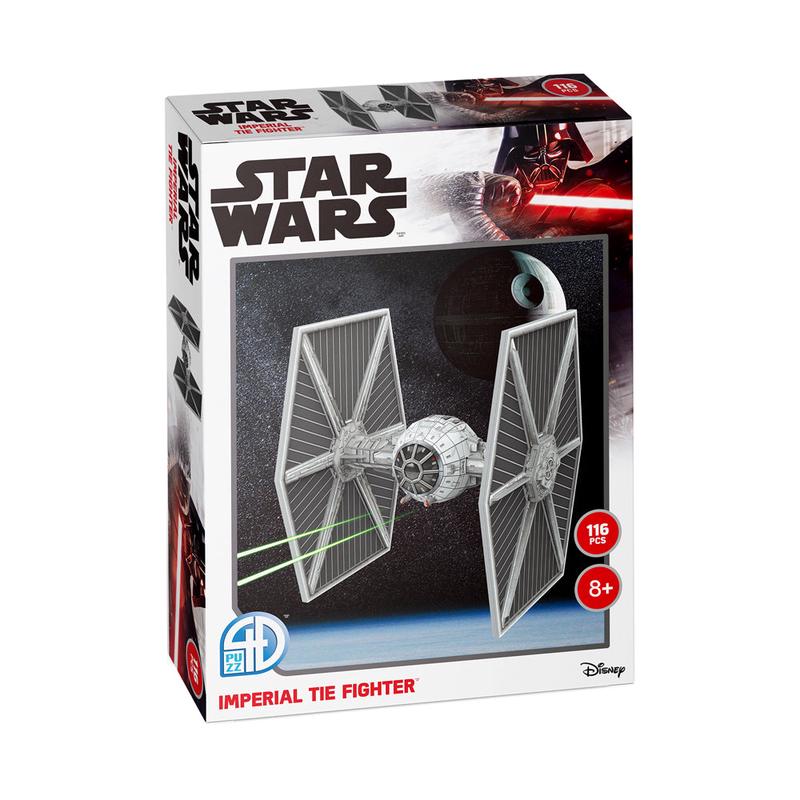 4D Cityscape Star Wars Imperial TIE Fighter Large Scale Paper Model Kit