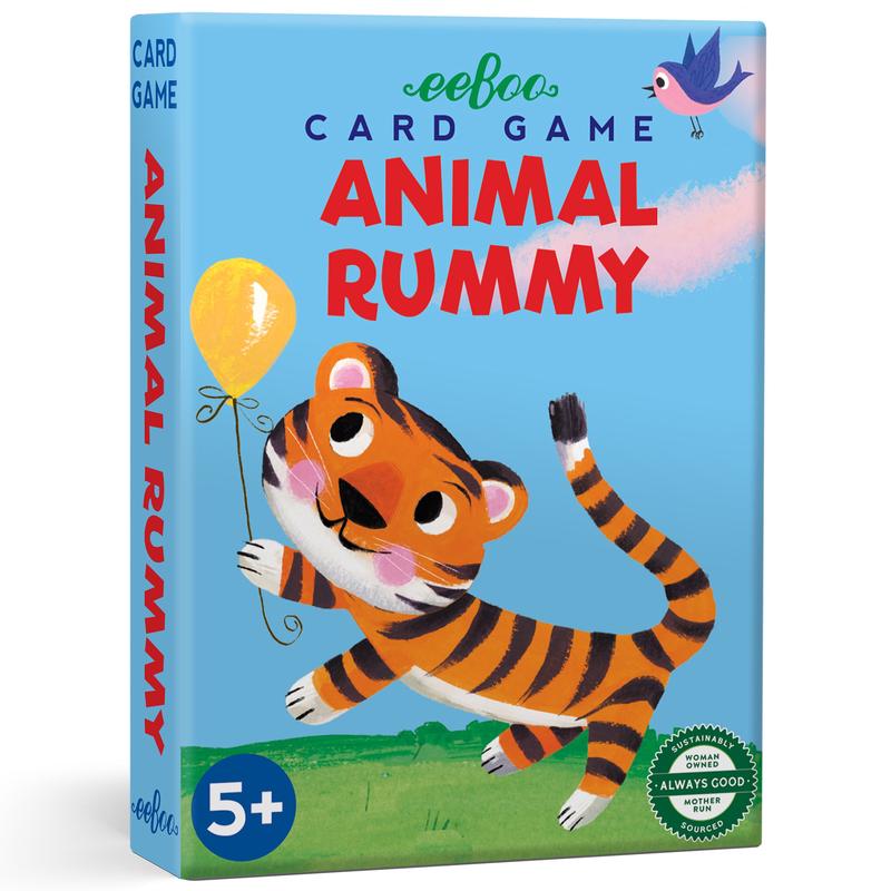 Animal Rummy Card Game - Colorful Family Edition