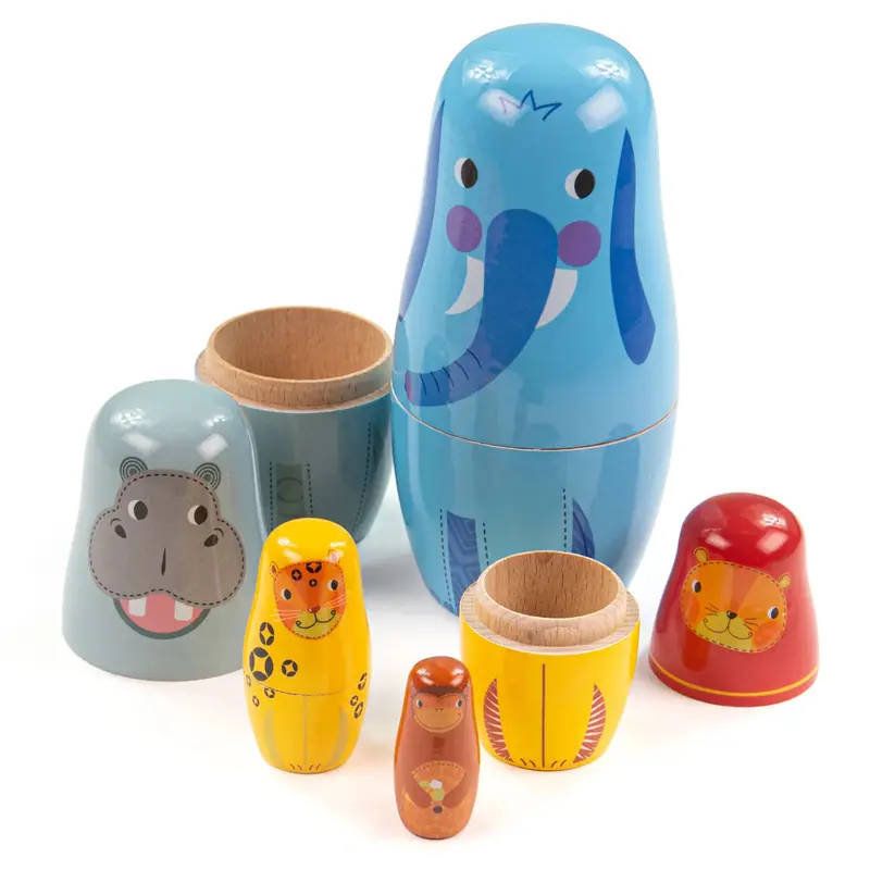 *Jungle Animal Nesting Dolls