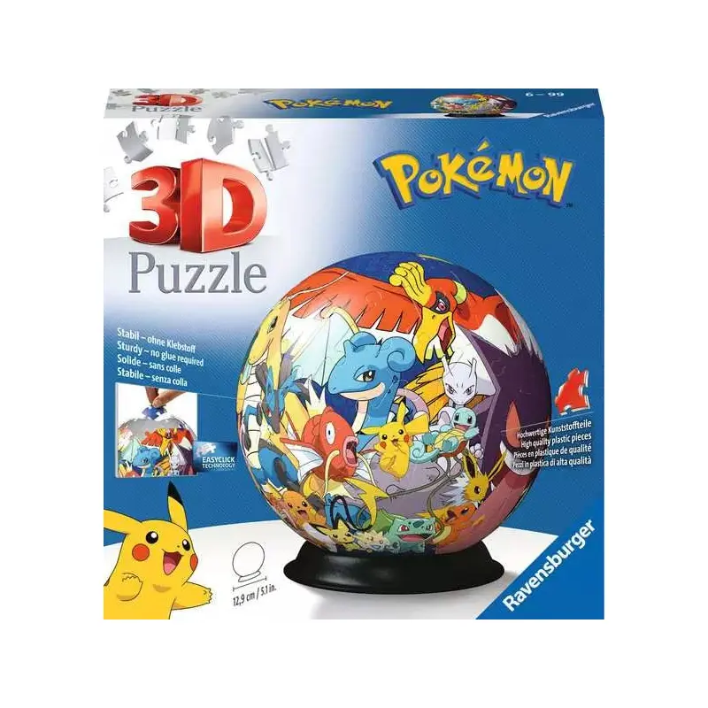 Pokemon 3D PokeBall 72 piece Puzzle